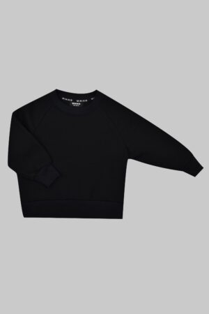 Bluza Minikid Black Sweatshirt czarna