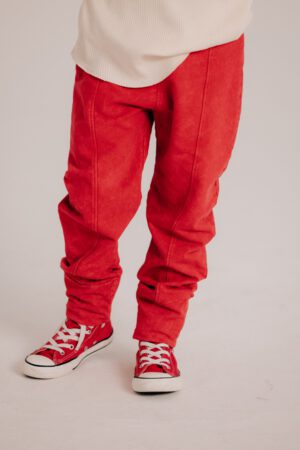 Spodnie Minikid Vintage Red Straight Cut Pants