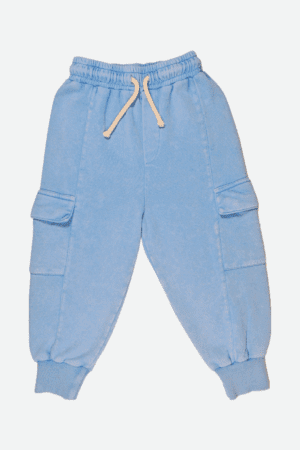 spodnie błękitne minikid VINTAGE-BLUE-CARGO-PANTS O BABY