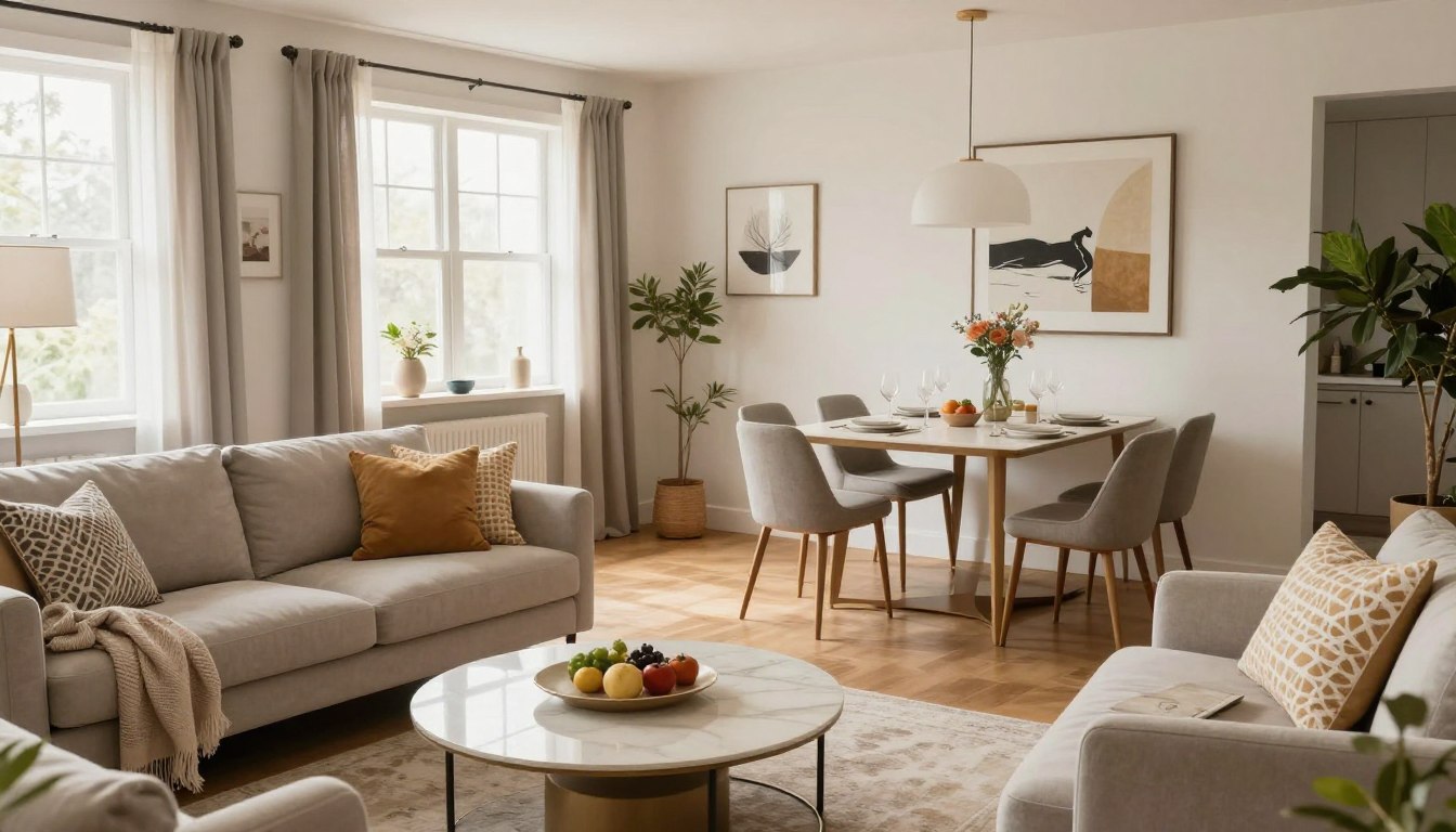 Jak urządzić salon z jadalnią