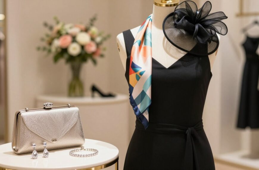 Jakie dodatki do czarnej sukienki na wesele – elegancka stylizacja bez efektu żałobnego
